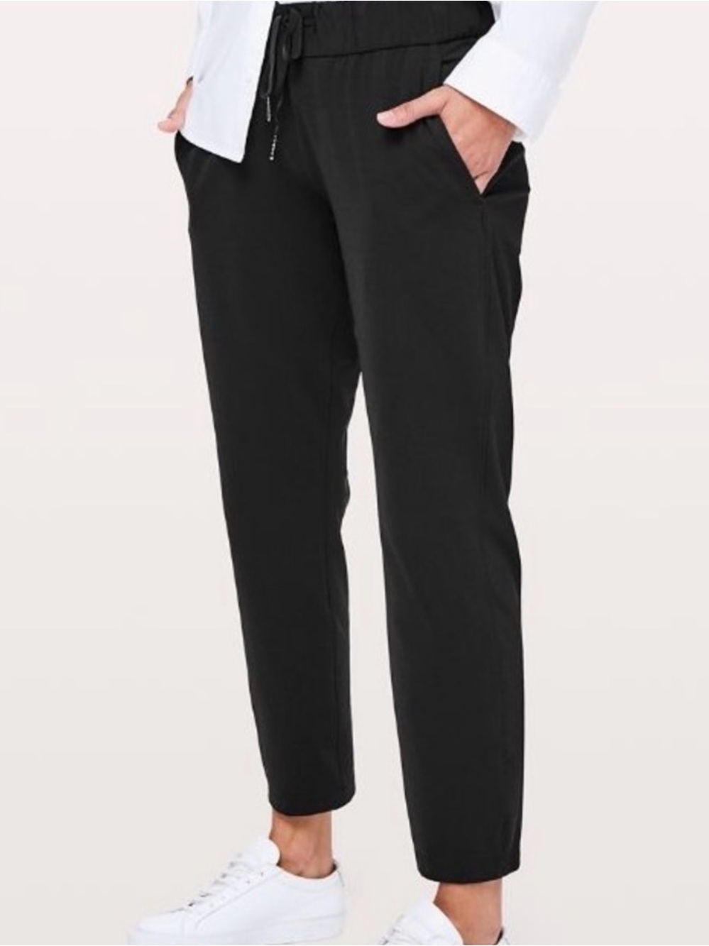 Black On the Fly 7/8 Pants